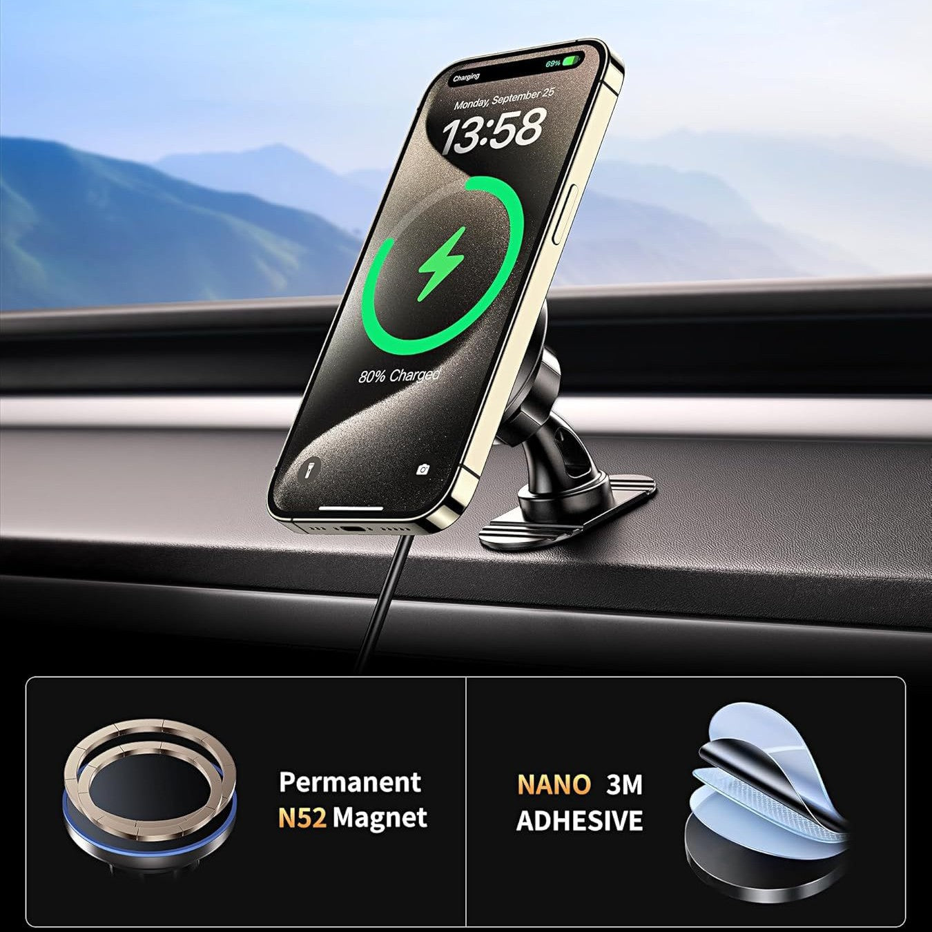 TME Magnetic Car Charger